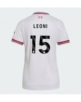 Liverpool Giovanni Leoni #15 Maglia Gara Trasferta Repliche 2026-27 Donna Maniche Corte Liverpool Giovanni Leoni #15 Maglia Gara Trasferta Repliche 2026-27 Donna Maniche Corte